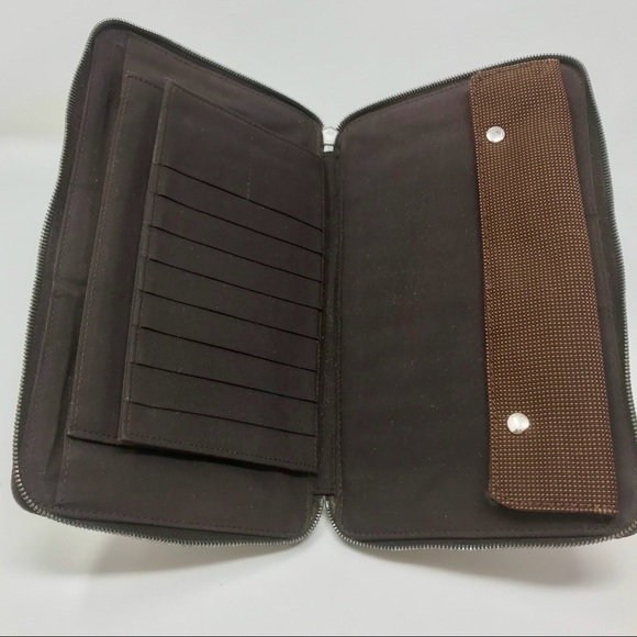 COPY - Hermès Herline Large GM Unisex Brown Travel Wallet - Picture 5 of 8